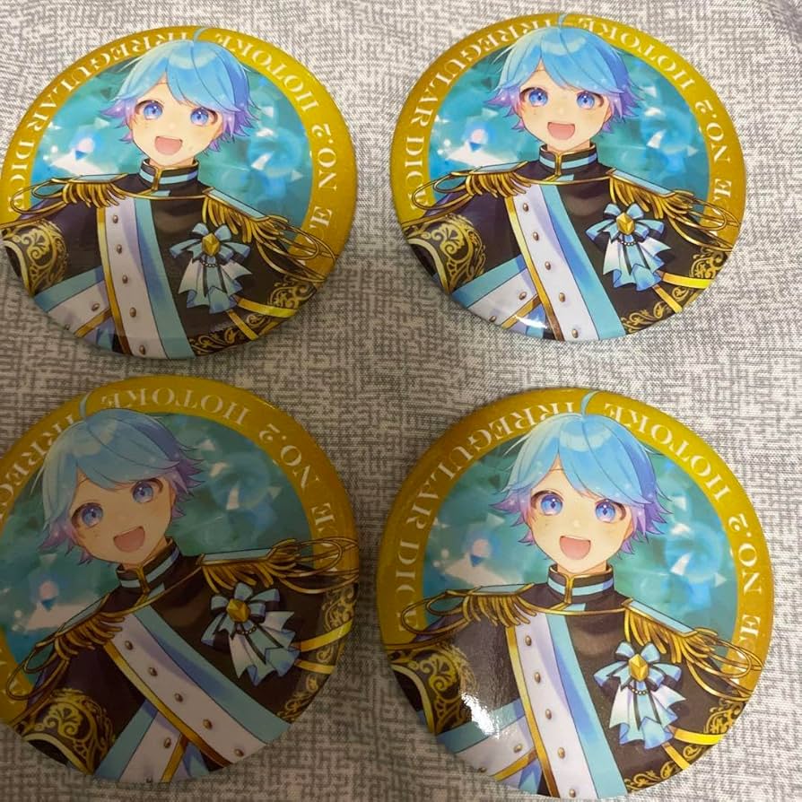 Amazon | いれいす ほとけ dice 缶バッジ4つ | バッジ | おもちゃ